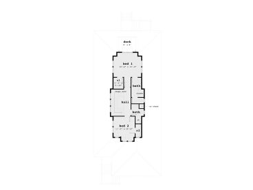2nd Floor Plan, 052H-0117