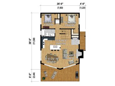 1st Floor Plan, 072H-0206