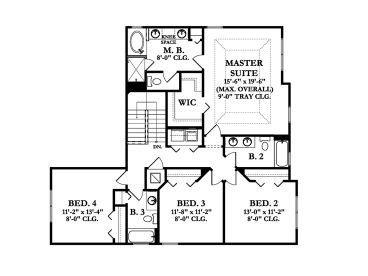 2nd Floor Plan, 064H-0119