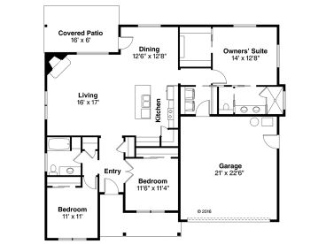 Floor Plan, 051H-0251