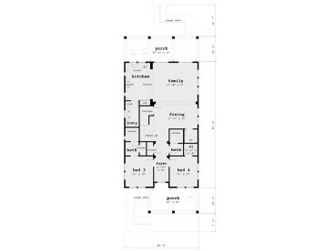 1st Floor Plan, 052H-0117