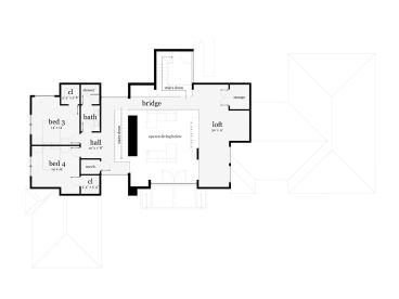 2nd Floor Plan, 052H-0091