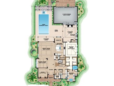 1st Floor Plan, 037H-0208