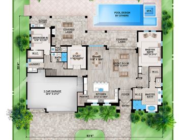 1st Floor Plan, 069H-0033