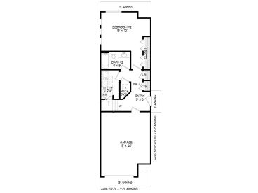 1st Floor Plan, 062H-0066
