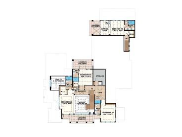 2nd Floor Plan, 037H-0234