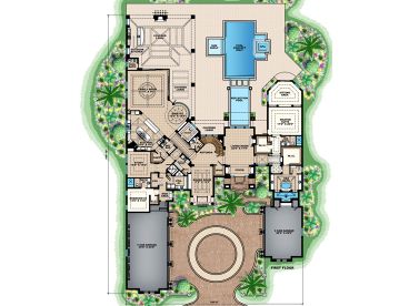 1st Floor Plan, 037H-0223