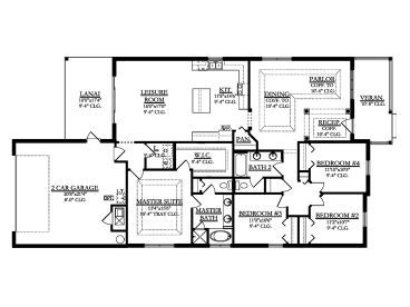 Floor Plan, 064H-0131