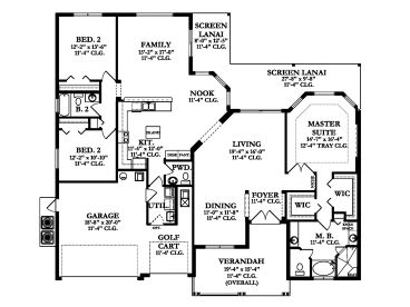 Floor Plan, 064H-0103