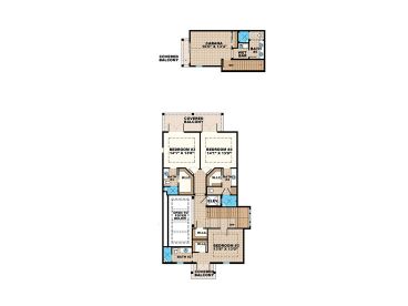 2nd Floor Plan, 037H-0208