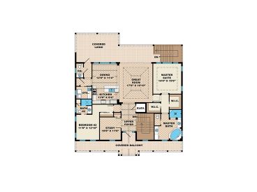 2nd Floor Plan, 037H-0254