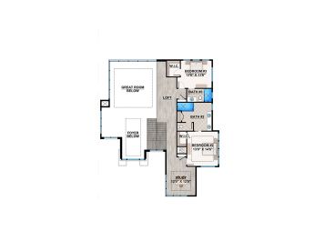 2nd Floor Plan, 069H-0027
