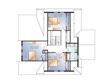 2nd Floor Plan, 027H-0452