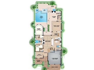 1st Floor Plan, 037H-0210