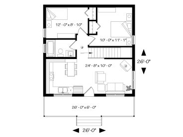 Floor Plan, 027H-0465