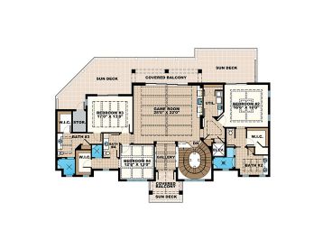 2nd Floor Plan, 037H-0214