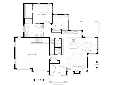 1st Floor Plan, 027H-0467