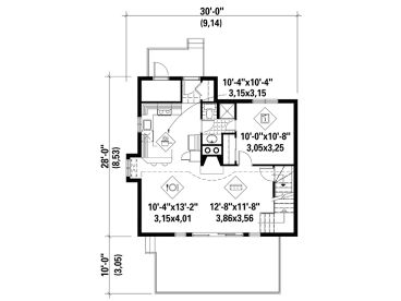 1st Floor Plan, 072H-0003