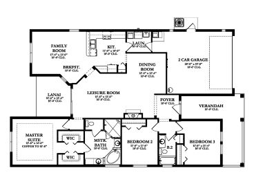 Floor Plan, 064H-0073