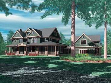 Country Craftsman House, 034H-0132