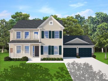 Two-Story House Plan, 064H-0104