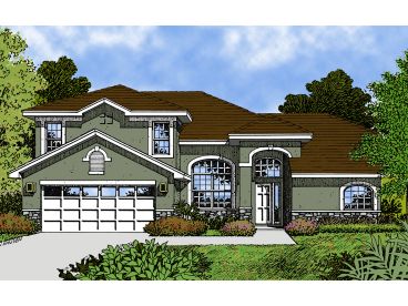2-Story Home Plan, 043H-0061