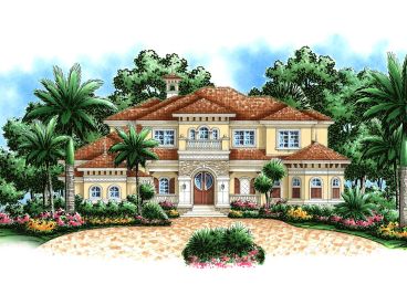 Mediterranean House Plan, 037H-0067