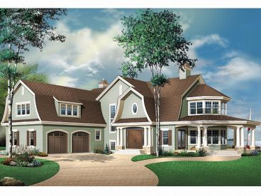 Country Home Plan, 027H-0098