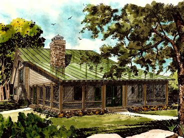 Vacation Home Plan, 066H-0003