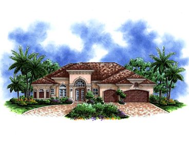 Florida Home Plan, 037H-0180