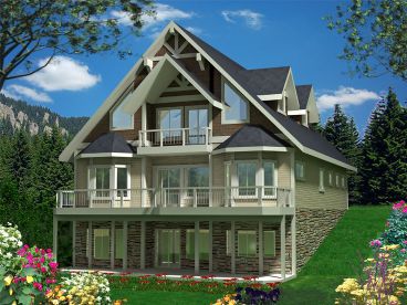 Mountain House Plan, 012H-0134
