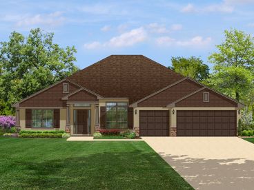 One-Story Home Plan, 064H-0031