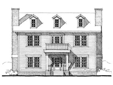 Colonial Home Design, 052H-0044