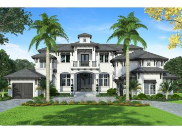 West Indies House Plan, 037H-0244