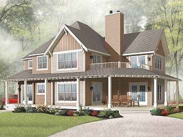 Country Home Design, 027H-0221