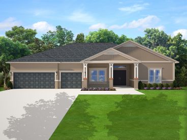 One-Story House Plan, 064H-0103