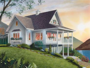 Mountain House Plan, 027H-0073