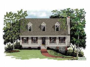 Country House Plan, 007H-0025