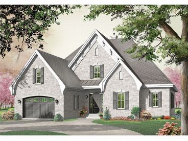 Two-Story House Plan, 027H-0021