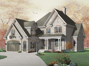 Two-Story Home Design, 027H-0093