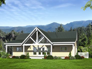 Mountain Home Design, Front, 062H-0079