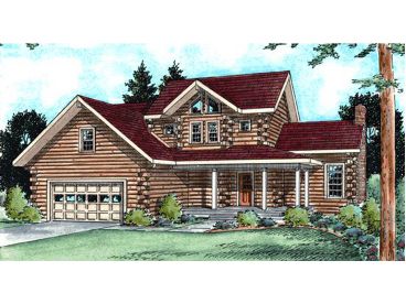 Log House Plan, 031H-0016