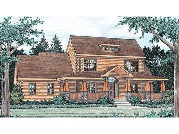Log House Plan, 031H-0009