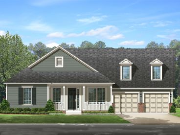 Country Home Plan, 064H-0076