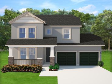 Two-Story House Plan, 064H-0114