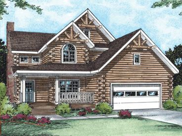 Log House Plan, 031H-0021