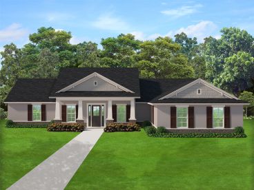 One-Story House Plan, 064H-0120