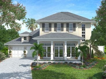 Two-Story Home Plan, 037H-0194