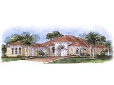 Florida Style Home Plan, 037H-0095