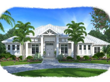 Olde Florida Home Plan, 037H-0211